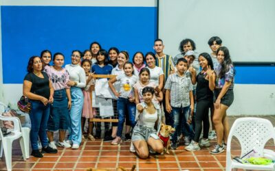Jóvenes Resilientes de Cartagena del Chairá visitan la experiencia de la Escuela Audiovisual Infantil, en Belén de los Andaquíes